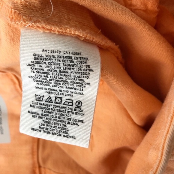 ⛔️SOLD⛔️Anthro Pilcro Orange High Rise Flare Denim - Picture 5 of 7